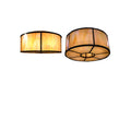 Meyda Lighting Simple Mission 48 Inch 6 Light Semi Flush Mount Cp28789