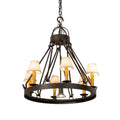 Meyda Lighting Lakeshore 29 Inch 8 Light Chandelier Cp744270