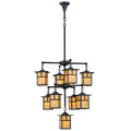 Meyda Lighting Hyde Park T Mission 34 Inch 9 Light Chandelier Cp32130