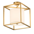 Meyda Lighting Kitzi 19 Inch 1 Light Semi Flush Mount Cp746091