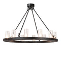 Meyda Lighting Loxley 42 Inch 12 Light Semi Flush Mount Cp746151