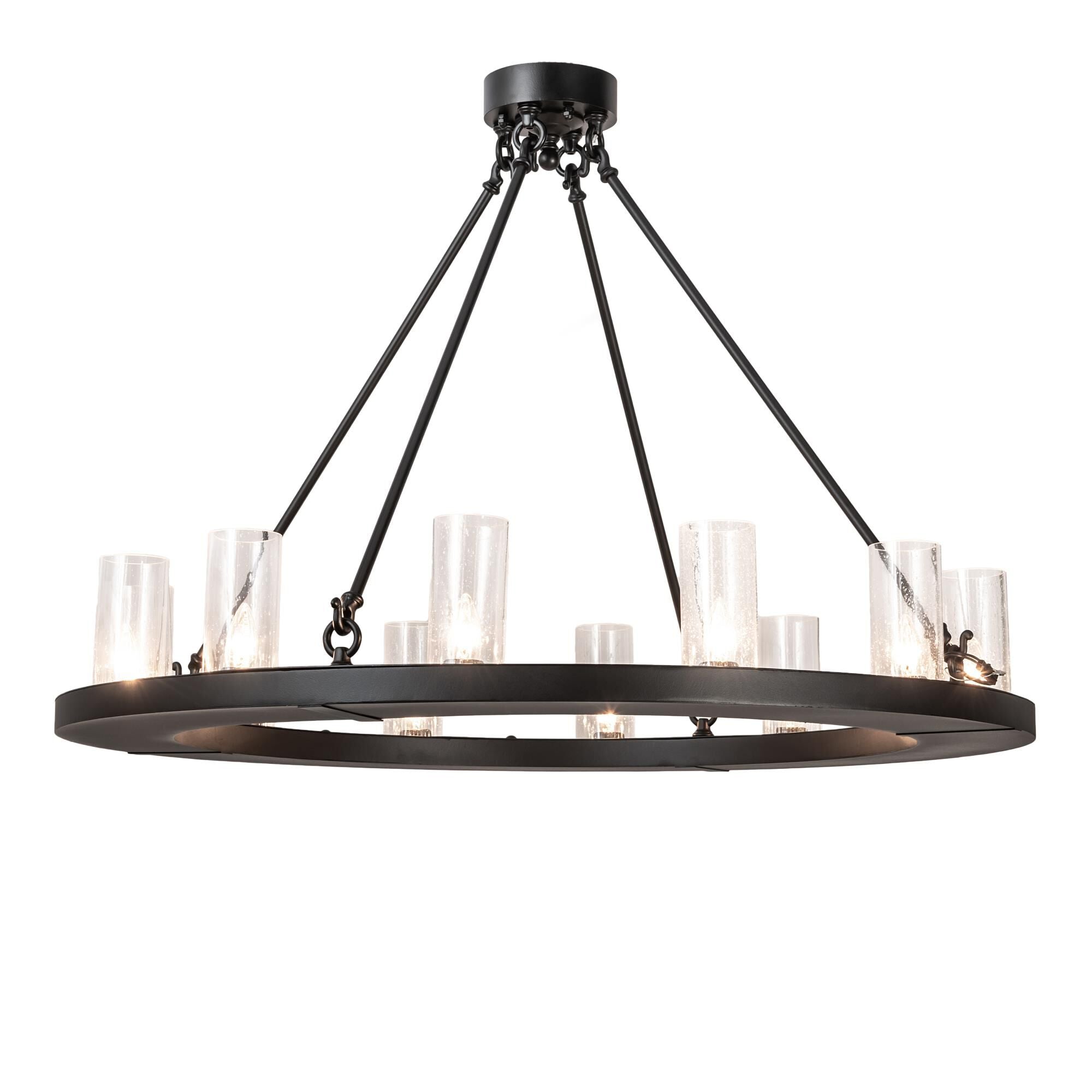 Meyda Lighting Loxley 42 Inch 12 Light Semi Flush Mount Cp746151