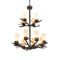 Meyda Lighting Winter Solstice 30 Inch 12 Light Chandelier Cp744354