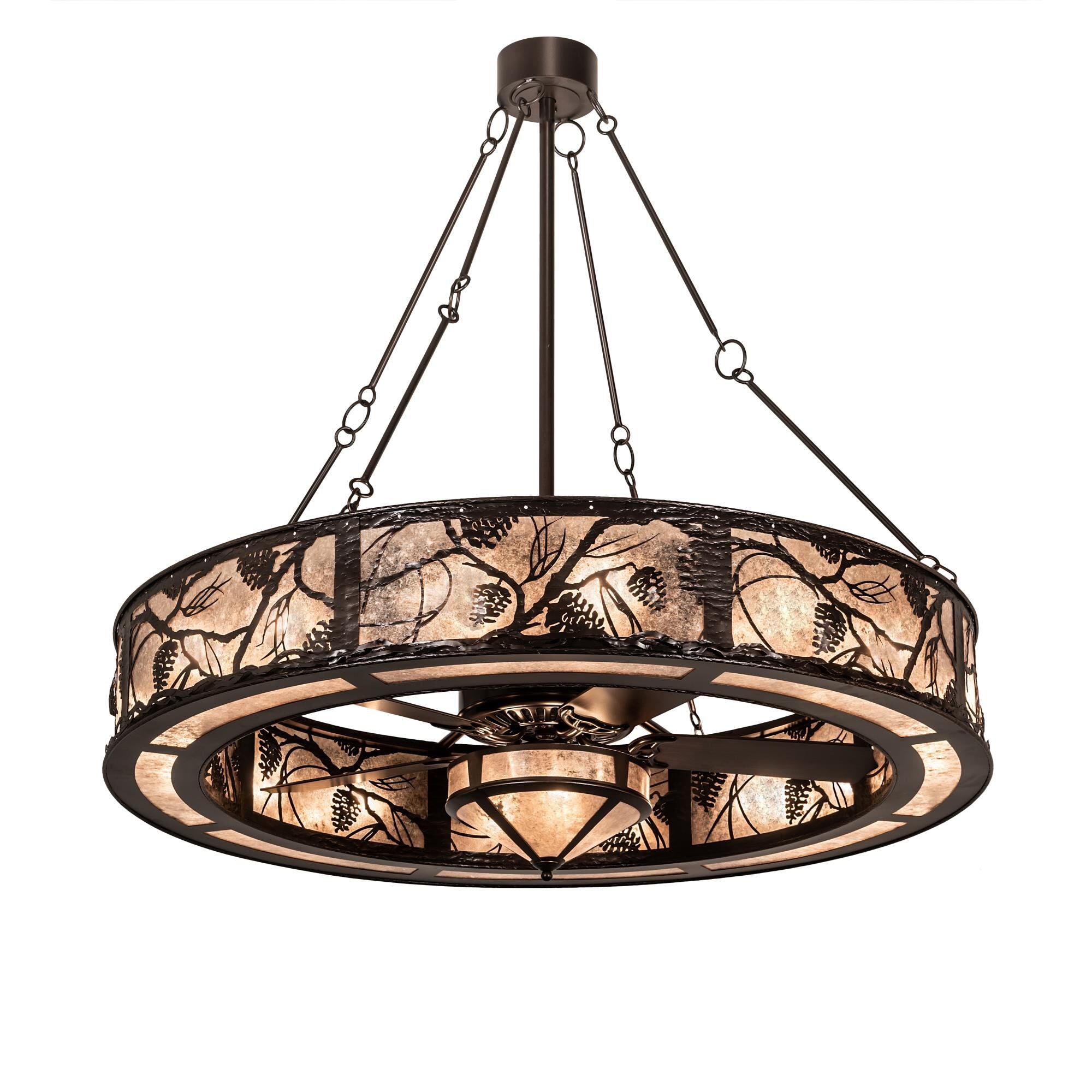 Meyda Lighting Whispering Pines 56 Inch 2 Light Chandelier Cp744472