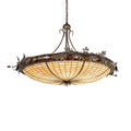 Meyda Lighting Oak Leaf And Acorn 52 Inch Large Pendant Cp745433