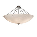 Meyda Lighting Madison 60 Inch 12 Light Semi Flush Mount Cp746159