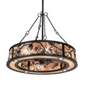 Meyda Lighting Whispering Pines 45 Inch 12 Light Chandelier Cp744608