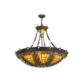 Meyda Lighting Fleur De Lis 36 Inch Large Pendant Cp34297