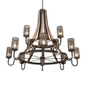 Meyda Lighting Barrel Stave 65 Inch 3 Light Chandelier Cp744482