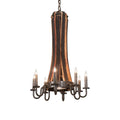 Meyda Lighting Barrel Stave 20 Inch Mini Chandelier Cp745723