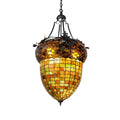 Meyda Lighting Greenbriar Oak 22 Inch Led Large Pendant Cp745487