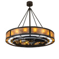 Smythe Craftsman 48 Inch 3 Light Chandelier