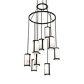 Meyda Lighting Cartier 35 Inch 9 Light Chandelier Cp744550