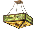 Meyda Lighting Pinecone 32 Inch 1 Light Semi Flush Mount Cp746145