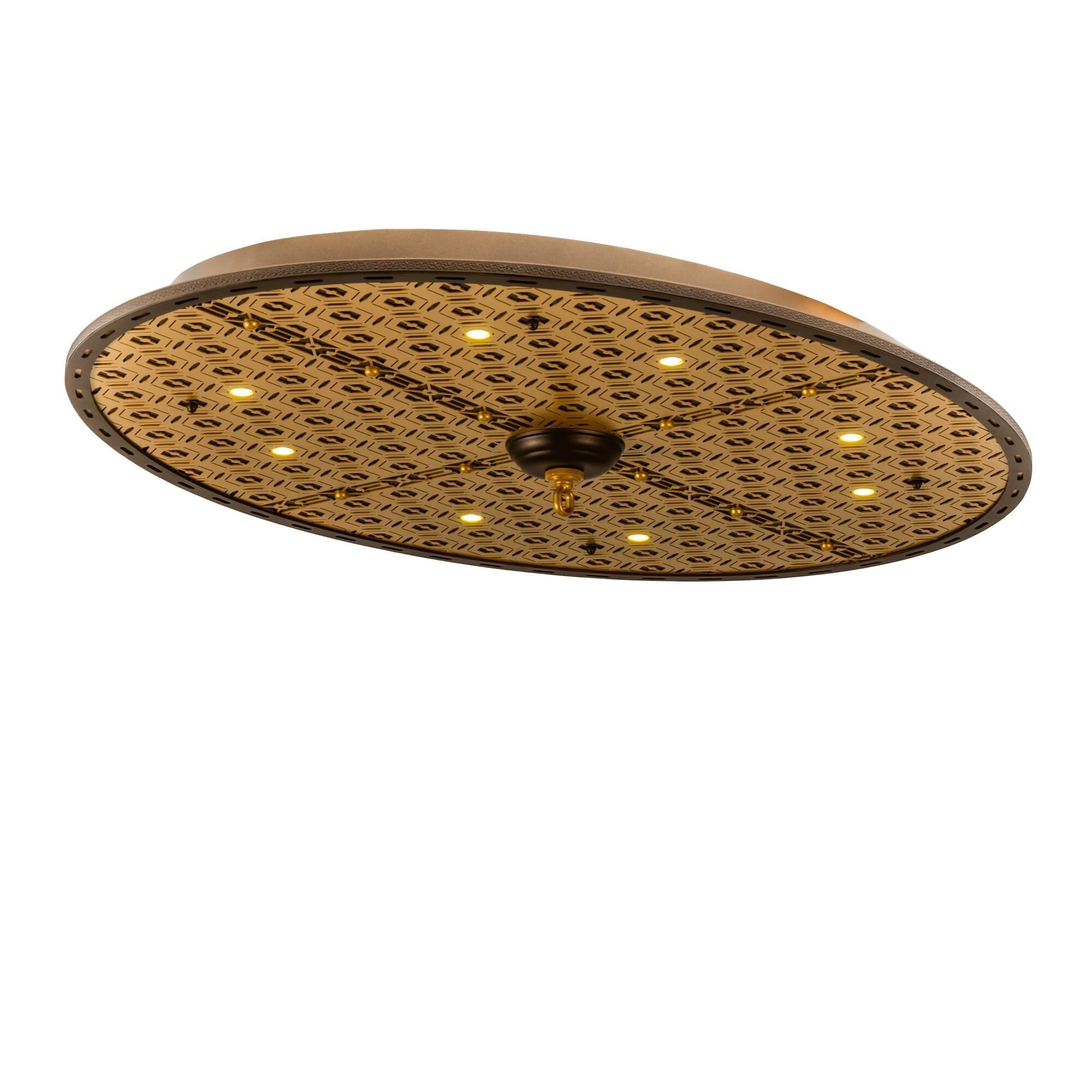 Meyda Lighting Geometrik 48 Inch 25 Light Led Chandelier Cp744077