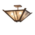 Meyda Lighting Arta 31 Inch 4 Light Semi Flush Mount Cp746081