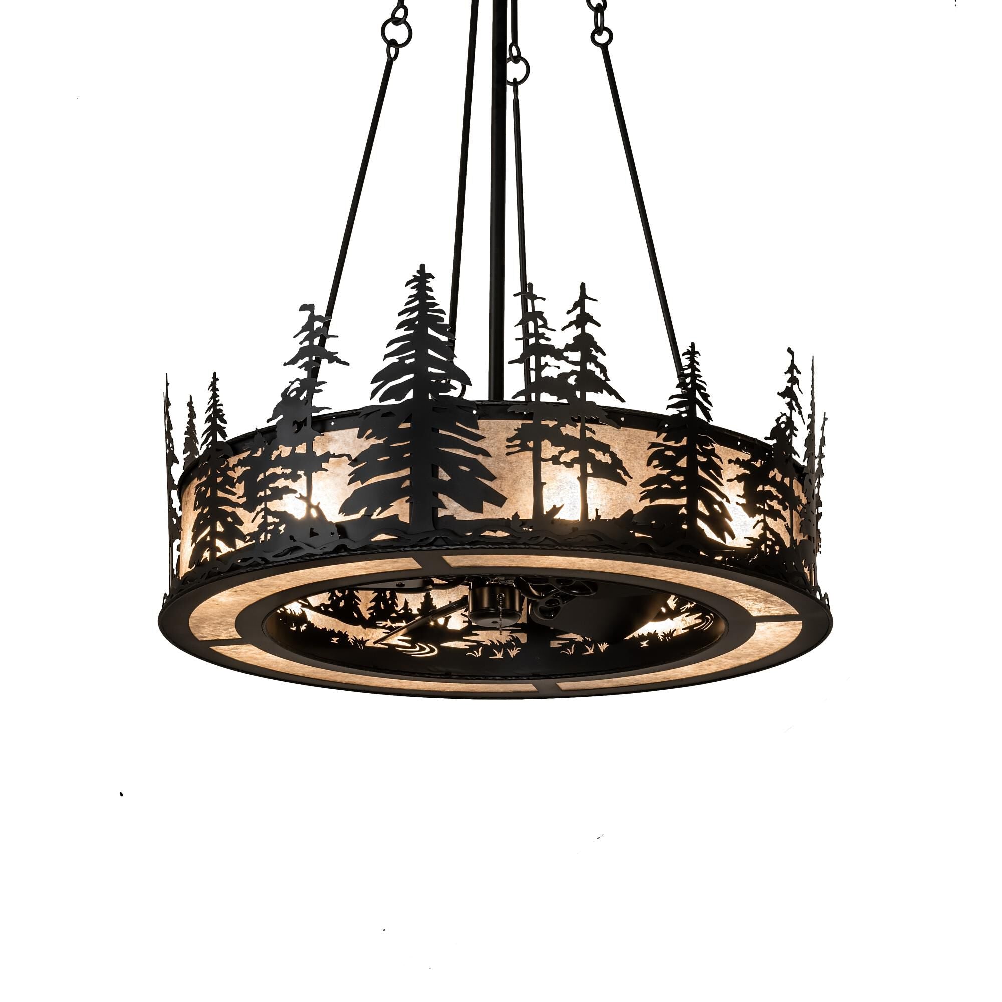 Meyda Lighting Tall Pines 45 Inch Chandelier Cp744100