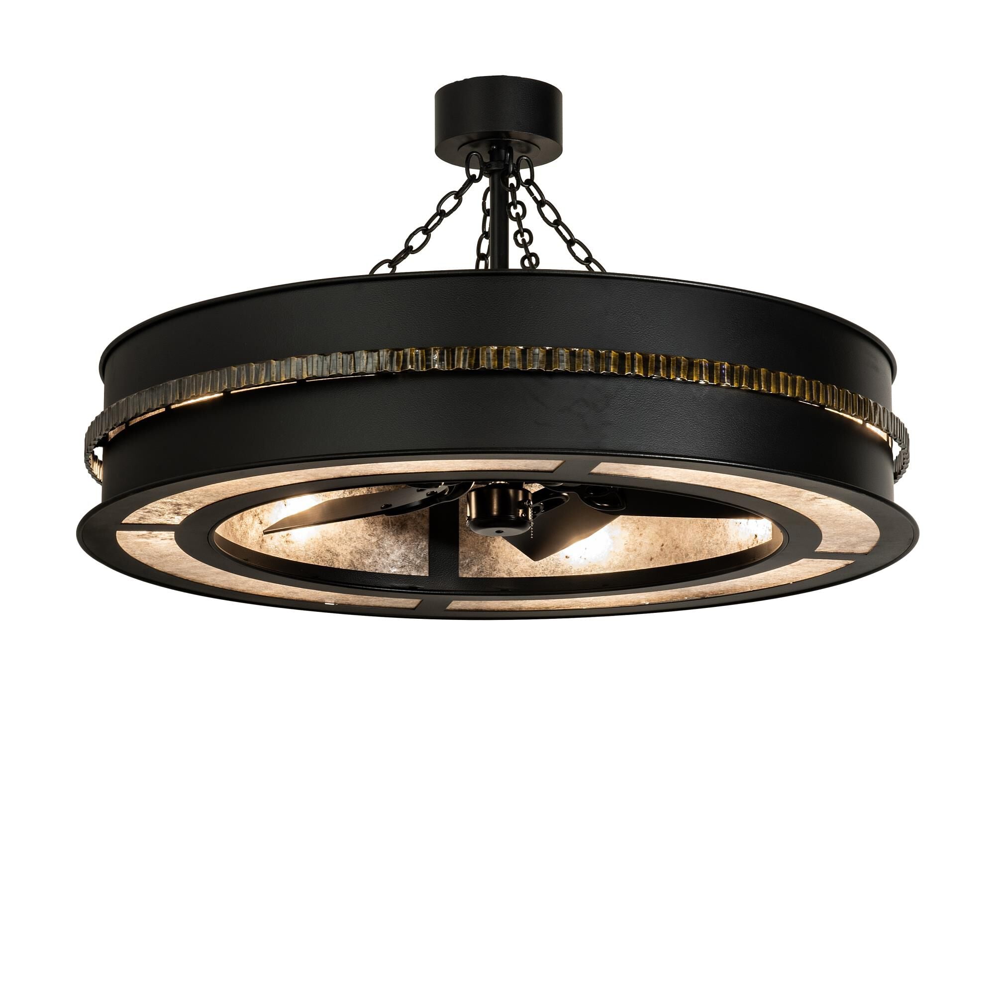 Meyda Lighting Golden Forge 45 Inch Large Pendant Cp745218
