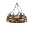 Meyda Lighting Wildlife At Dusk 55 Inch 3 Light Chandelier Cp744586