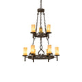 Meyda Lighting Newcastle 31 Inch 4 Light Chandelier Cp744339