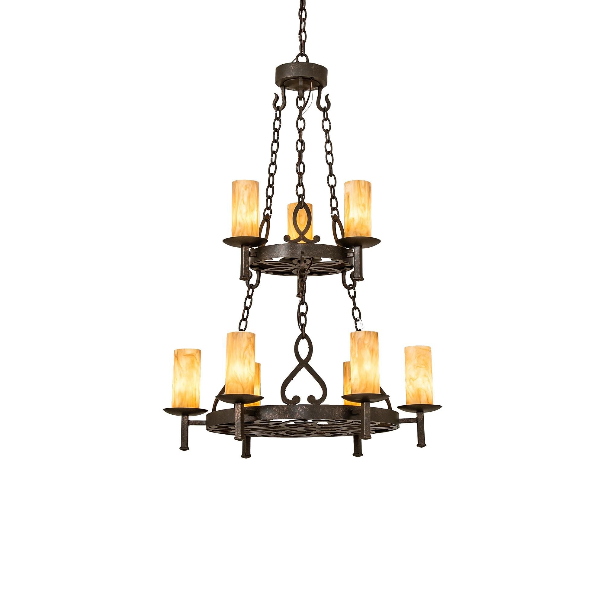 Meyda Lighting Newcastle 31 Inch 4 Light Chandelier Cp744339