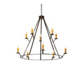 Meyda Lighting Anthracite 54 Inch 4 Light Chandelier Cp744404