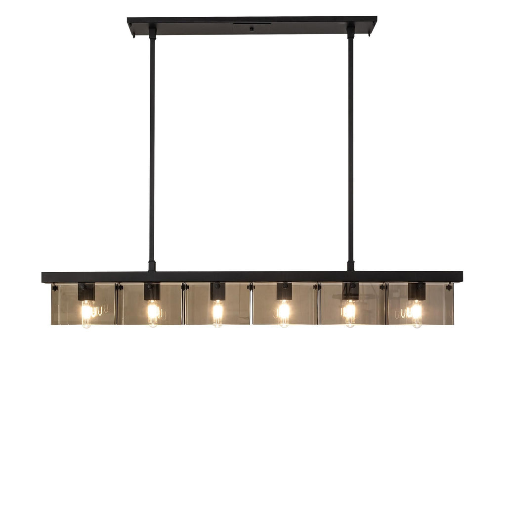Meyda Lighting Affinity 59 Inch 6 Light Led Linear Suspension Light Cp780112