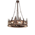 Meyda Lighting Tall Pines 44 Inch 8 Light Chandelier Cp744466