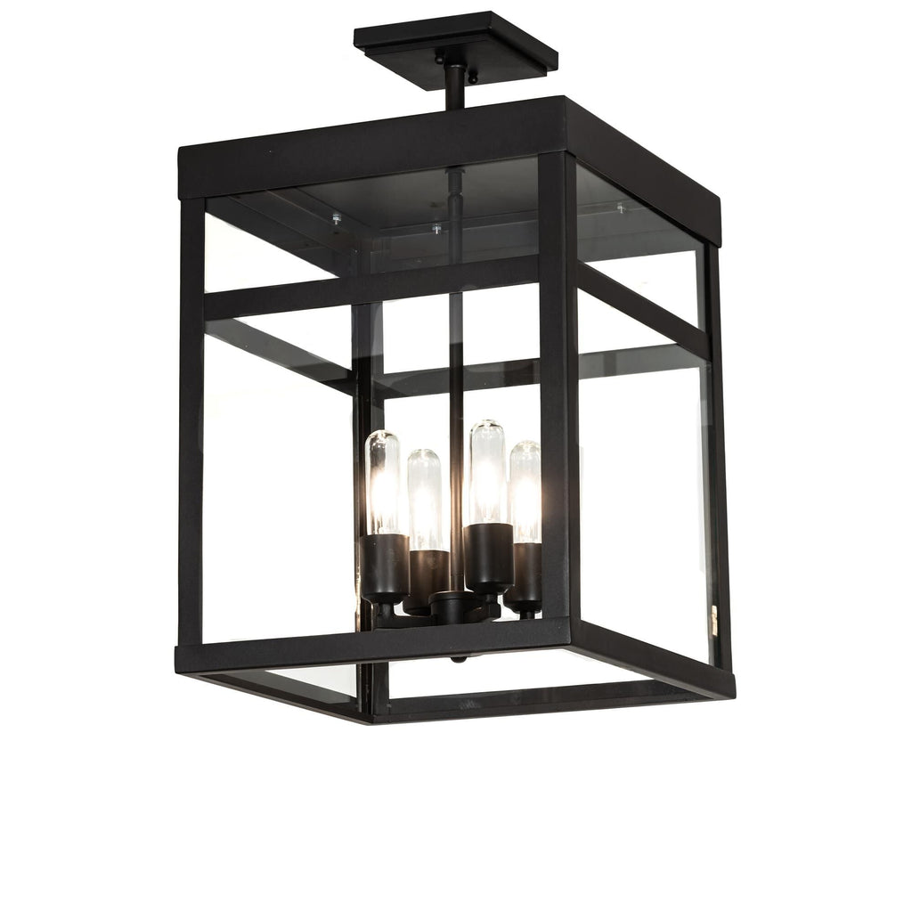 Meyda Lighting Quadrato 21 Inch 4 Light Led Semi Flush Mount Cp780157