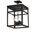 Meyda Lighting Quadrato 21 Inch 4 Light Led Semi Flush Mount Cp780157
