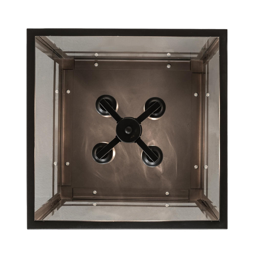 Meyda Lighting Quadrato 21 Inch 4 Light Led Semi Flush Mount Cp780157