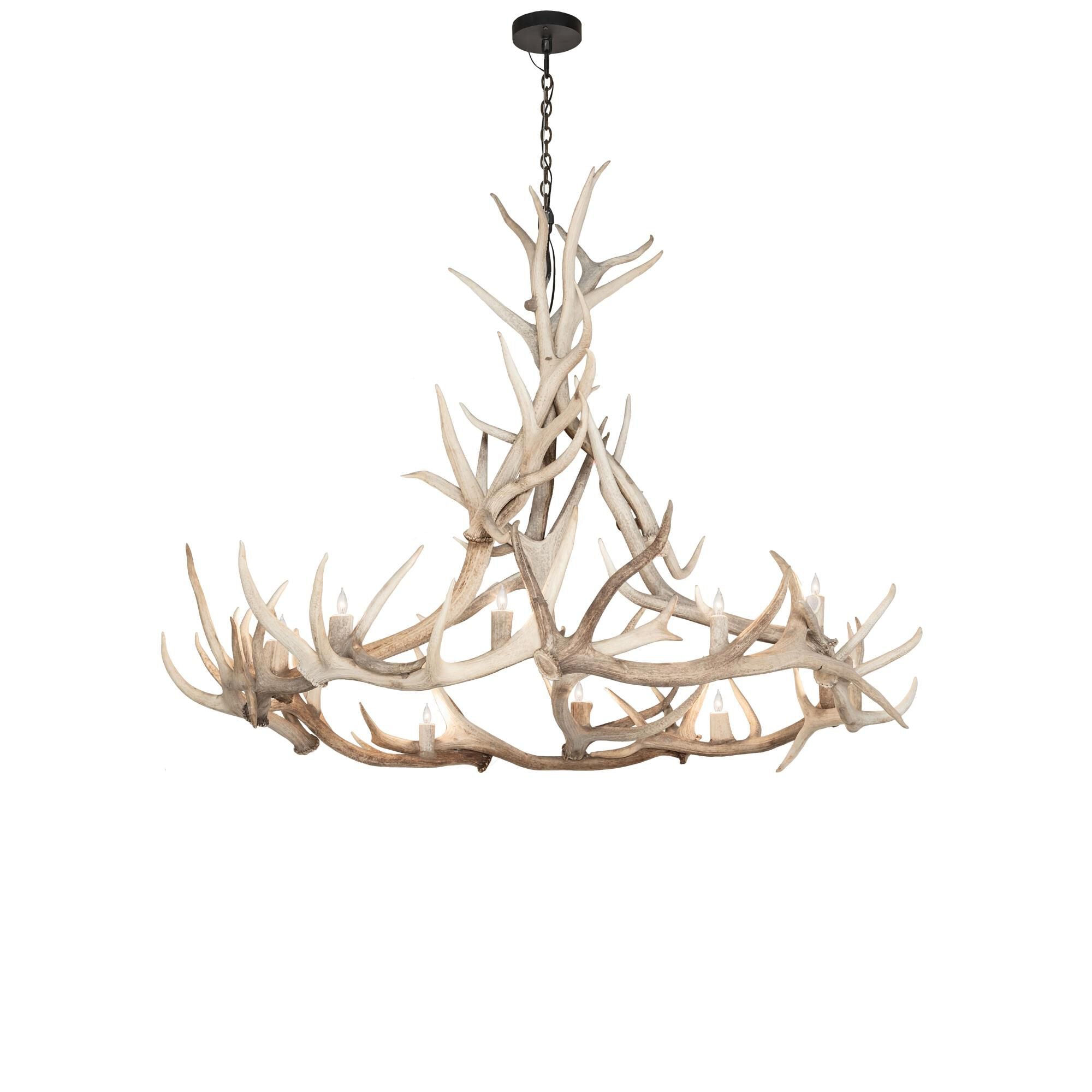 Meyda Lighting Antlers 69 Inch 8 Light Chandelier Cp744447