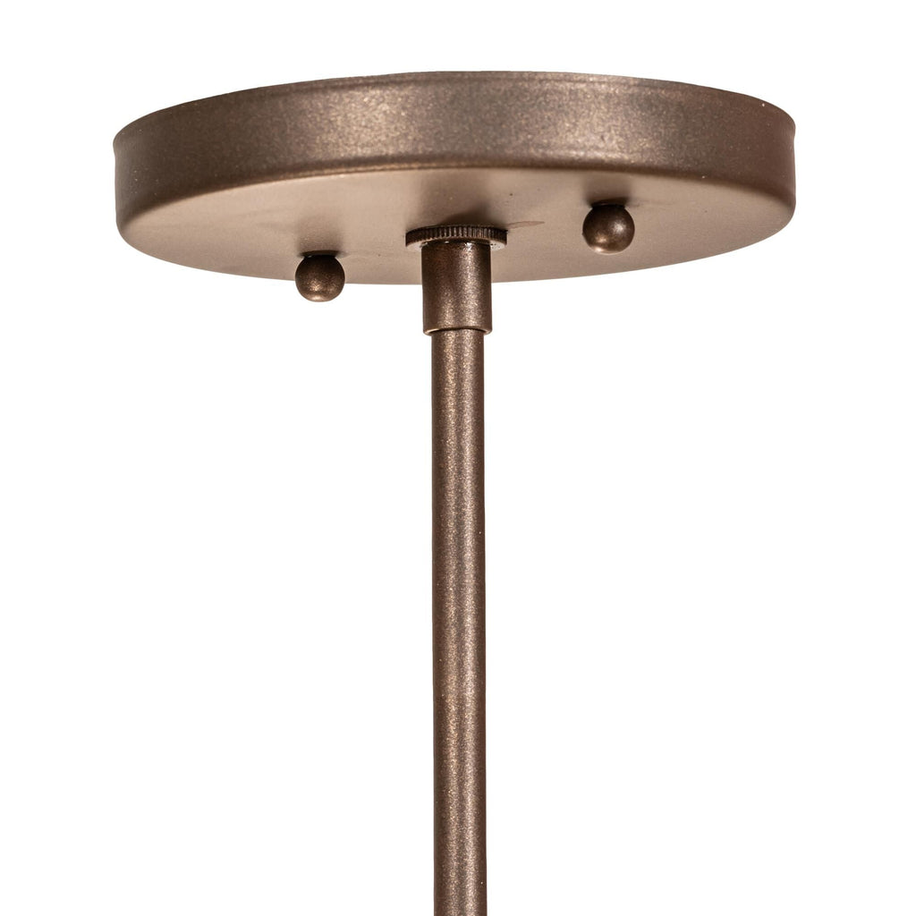 Meyda Lighting Saddle Strap 22 Inch 3 Light Led Semi Flush Mount Cp780141