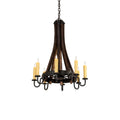 Meyda Lighting Barrel Stave 24 Inch 8 Light Chandelier Cp779784