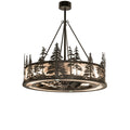 Meyda Lighting Tall Pines 45 Inch Chandelier Cp744370