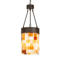 Meyda Lighting Cilindro Calico 16 Inch Large Pendant Cp779991