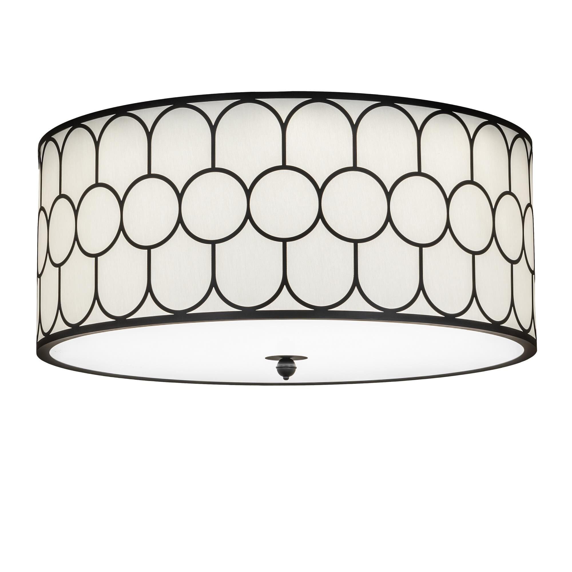 Meyda Lighting Cilindro 48 Inch 1 Light Led Flush Mount Cp779933