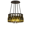 Meyda Lighting Tuscan Vineyard 26 Inch 6 Light Chandelier Cp744246