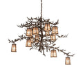 Meyda Lighting Pine Branch 52 Inch 12 Light Chandelier Cp779792