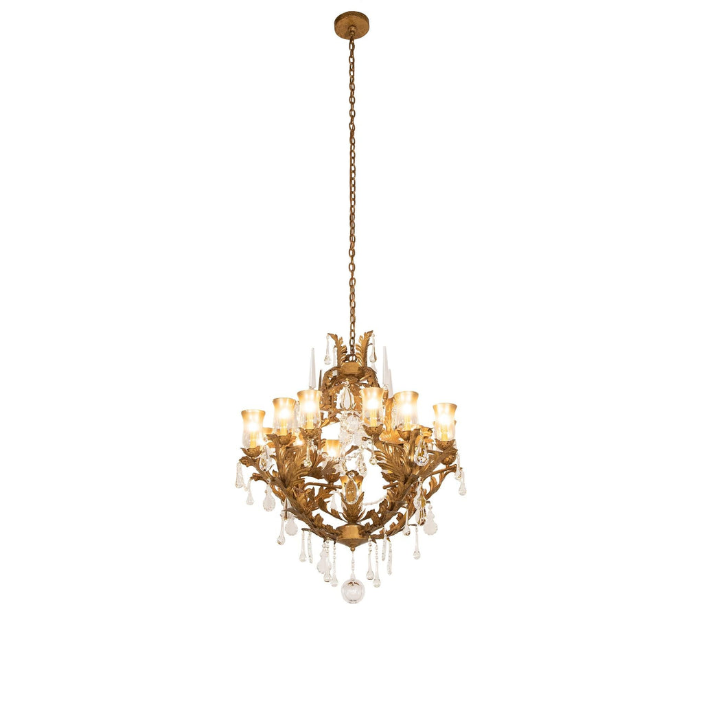 Meyda Lighting French Baroque 34 Inch 13 Light Chandelier Cp779798