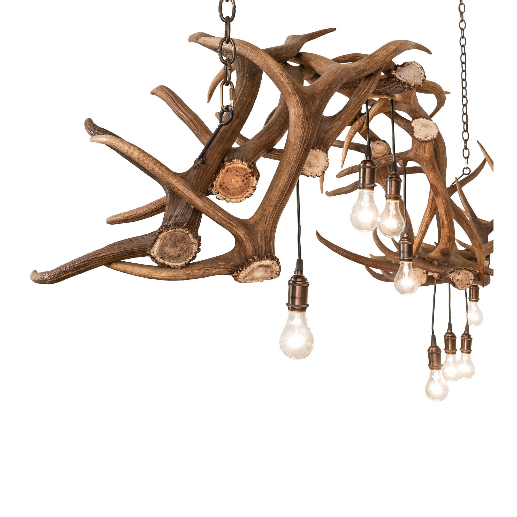 Meyda Lighting Antlers 74 Inch 8 Light Linear Suspension Light Cp779783
