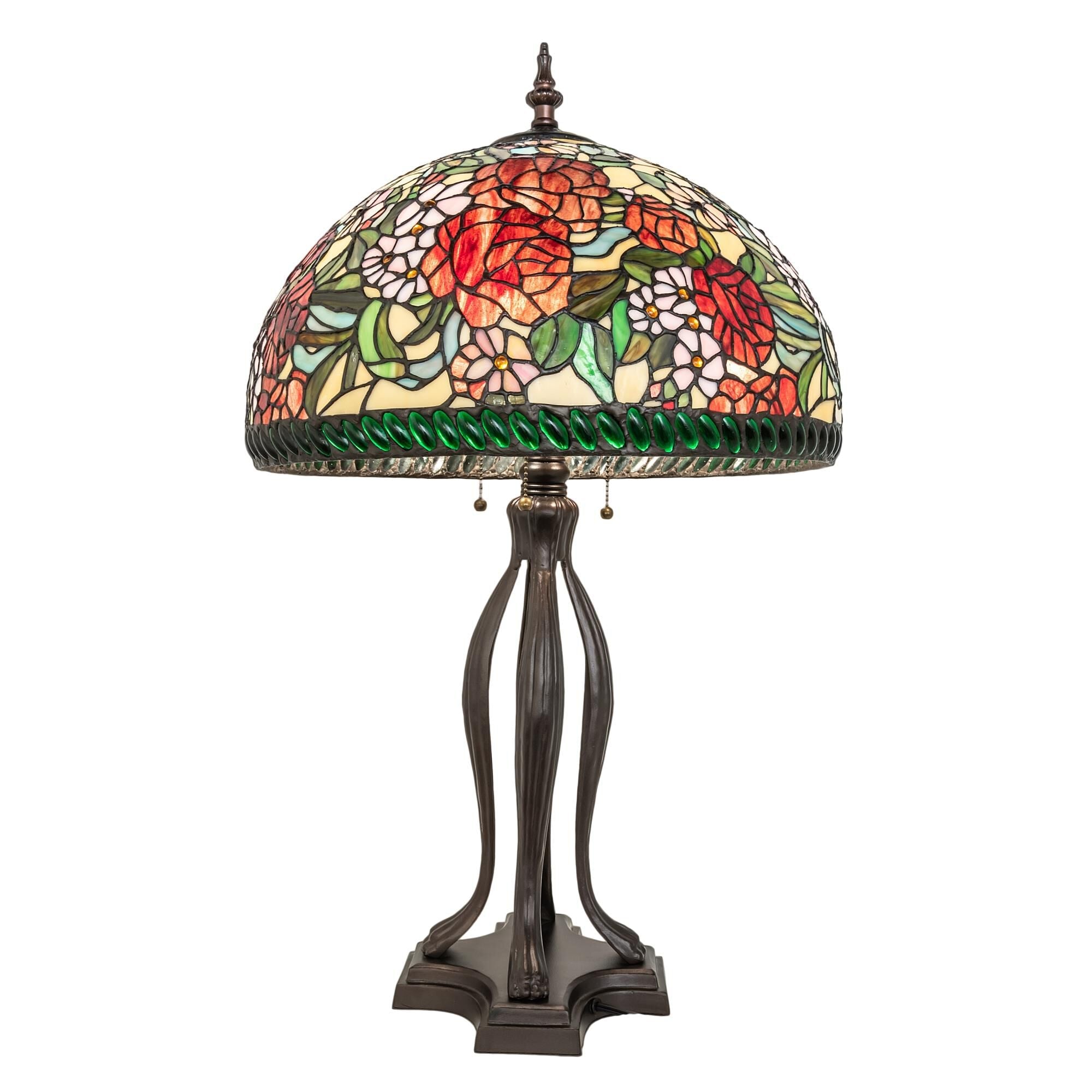Meyda Lighting Romance Rose 33 Inch Table Lamp Cp780240