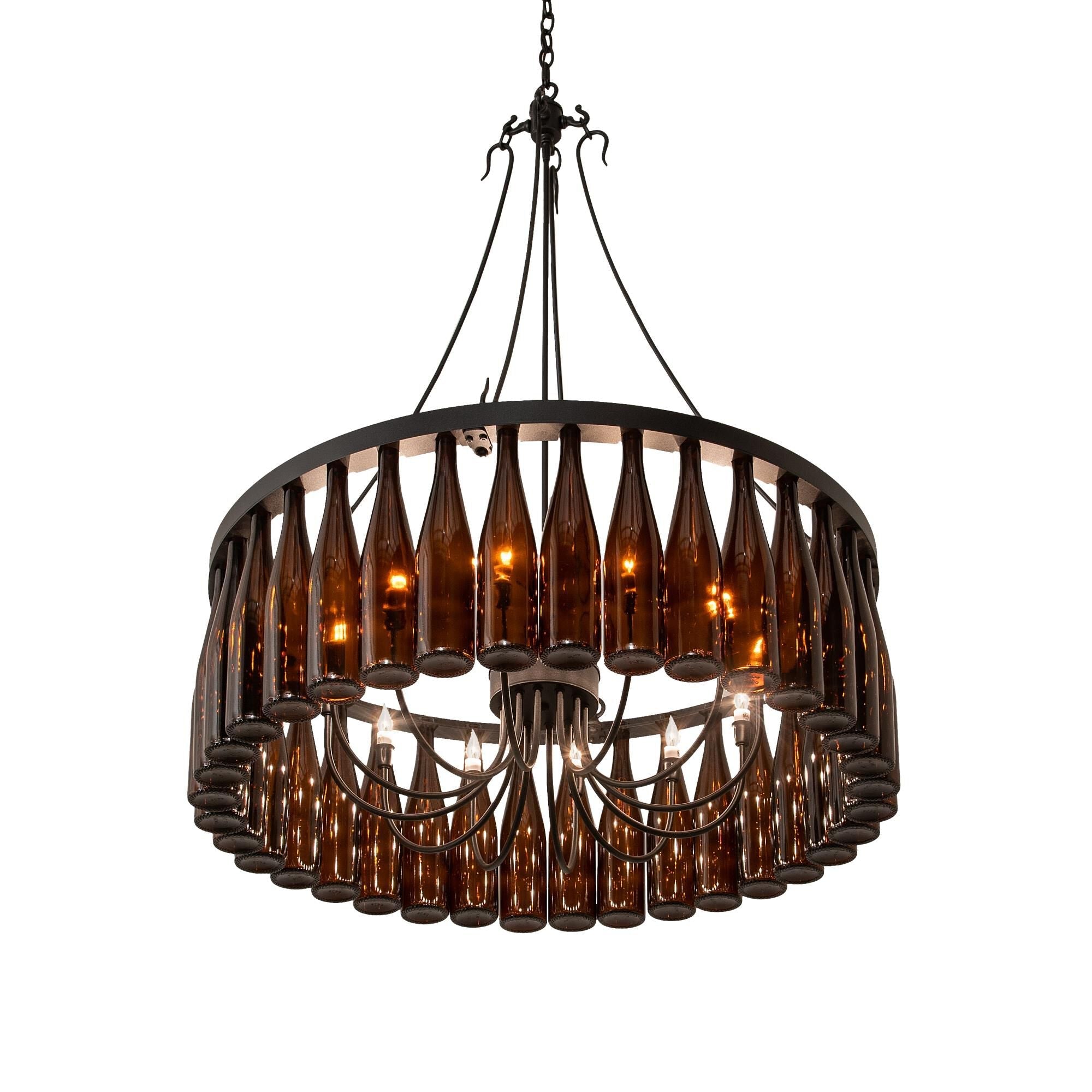 Meyda Lighting Tuscan Vineyard 36 Inch 12 Light Chandelier Cp779839