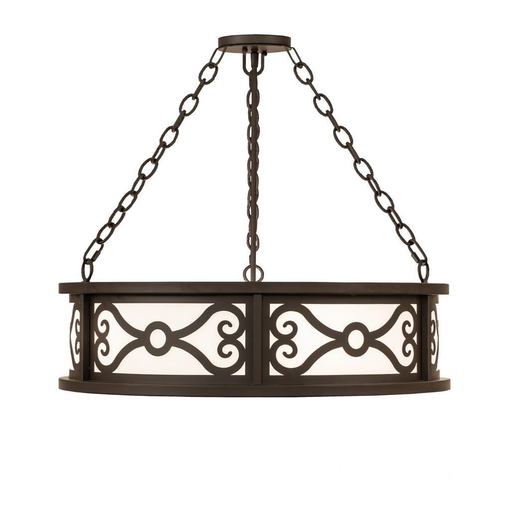 Meyda Lighting Donya 26 Inch 4 Light Semi Flush Mount Cp780156