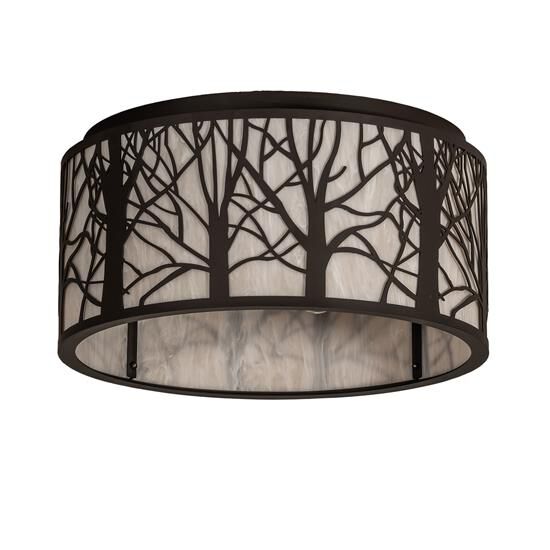 Meyda Lighting Branches 20 Inch 4 Light Flush Mount Cp779911