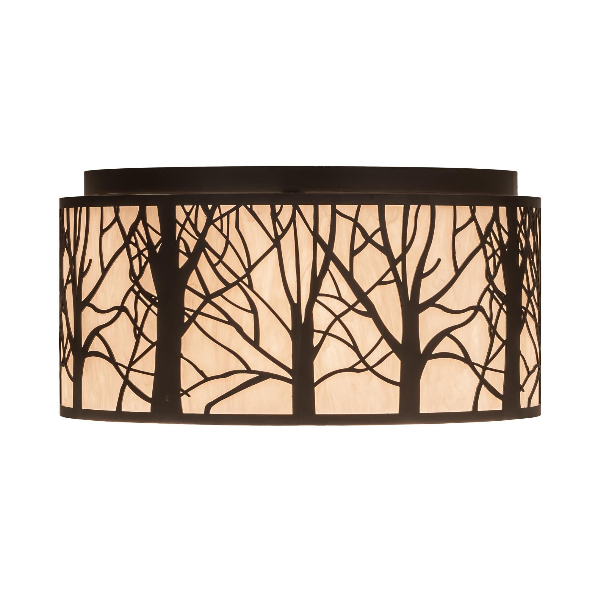 Meyda Lighting Branches 20 Inch 4 Light Flush Mount Cp779911