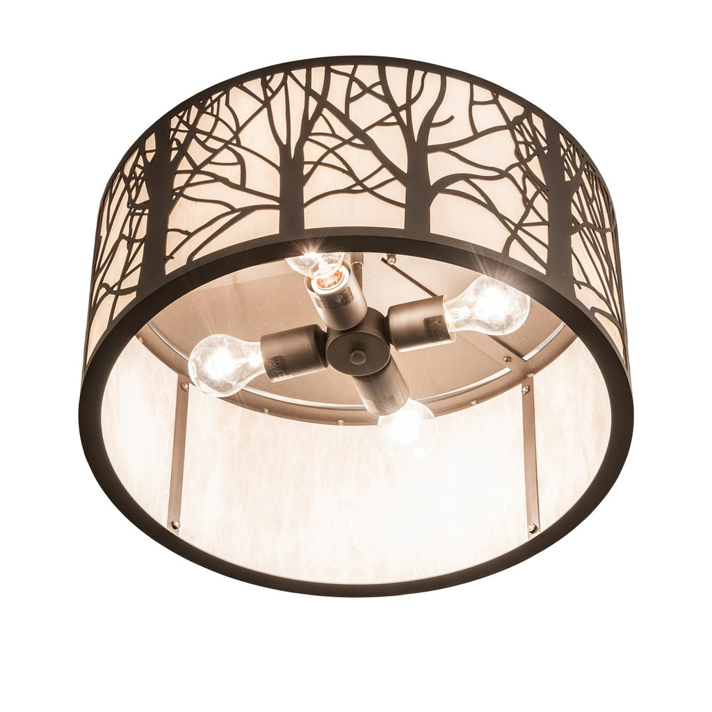 Meyda Lighting Branches 20 Inch 4 Light Flush Mount Cp779911