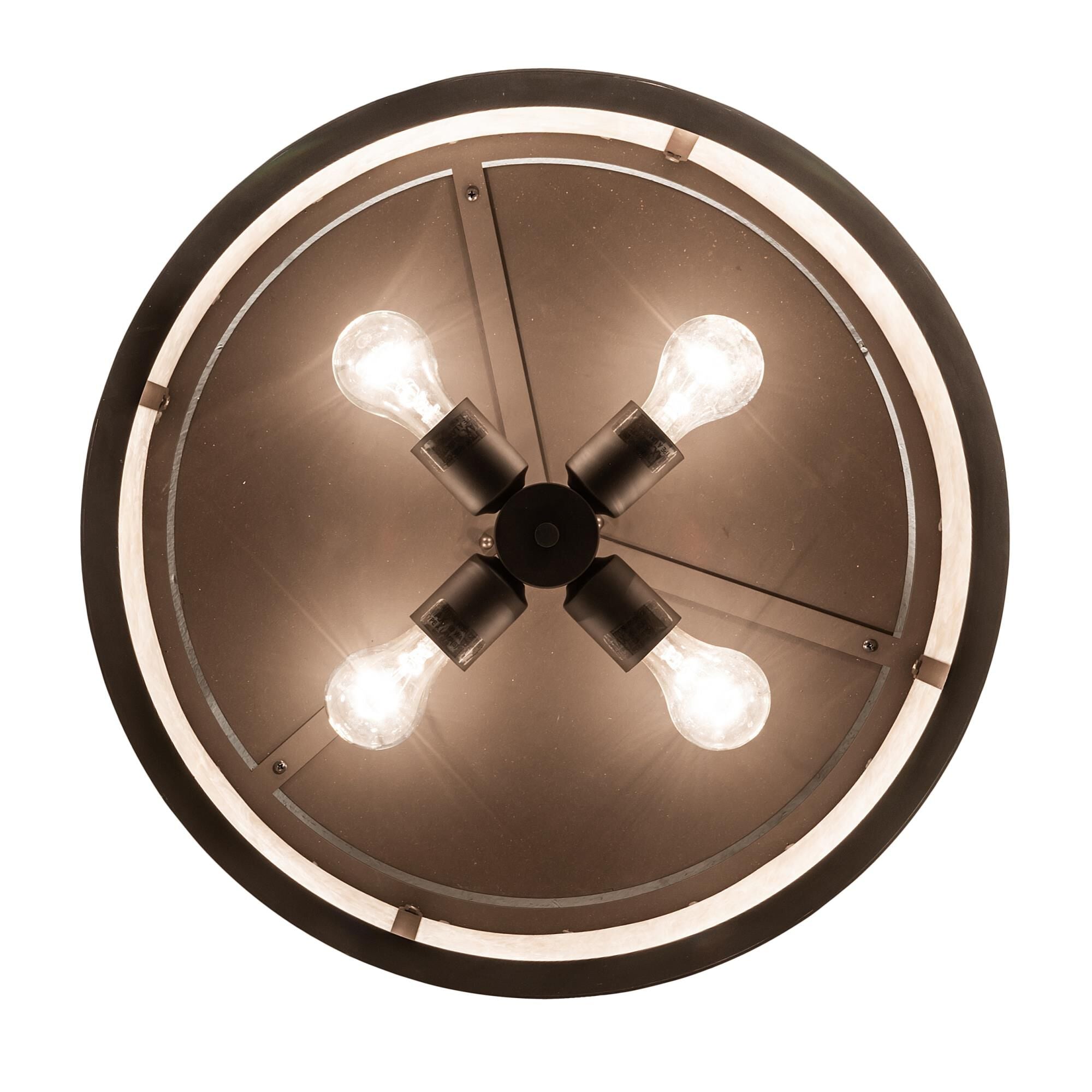 Meyda Lighting Branches 20 Inch 4 Light Flush Mount Cp779911