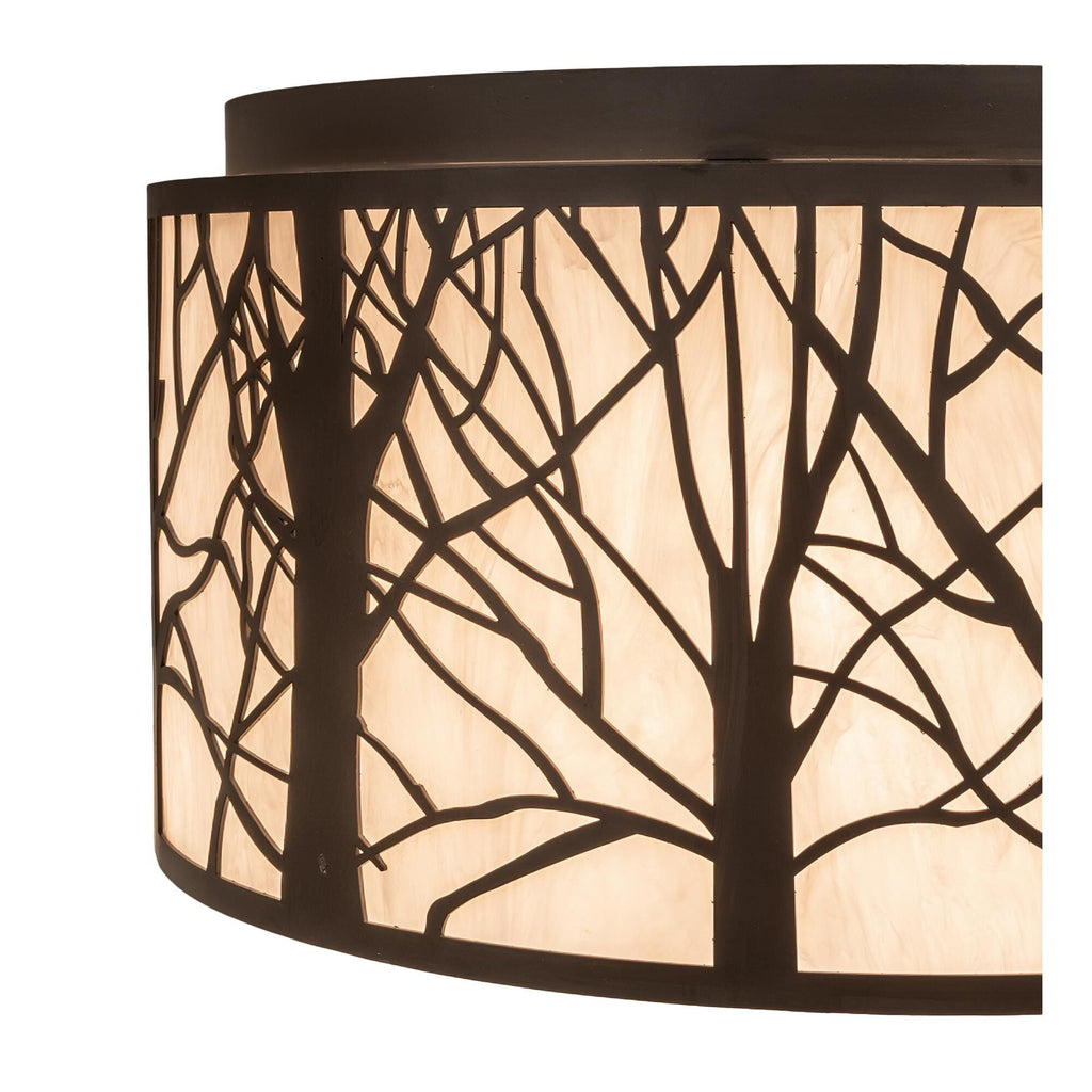 Meyda Lighting Branches 20 Inch 4 Light Flush Mount Cp779911