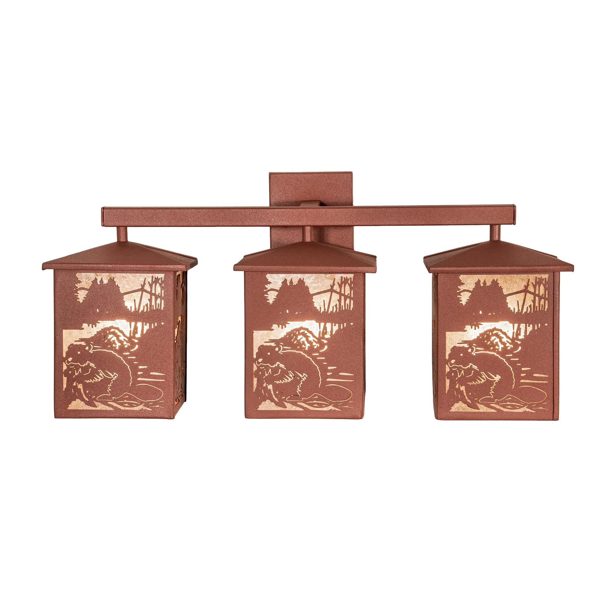 Meyda Lighting Beaver At Work 27 Inch 3 Light Led Bath Vanity Light Cp779744
